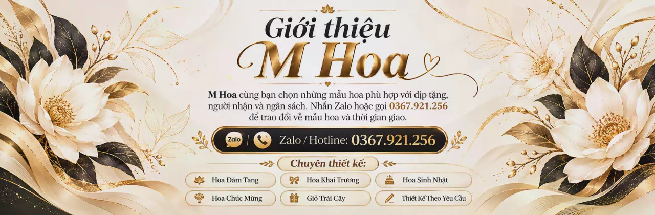 Ảnh bìa Shop hoa tươi Phường Mỹ Lộc Ninh Bình - Cùng bạn chọn món hoa ý nghĩa